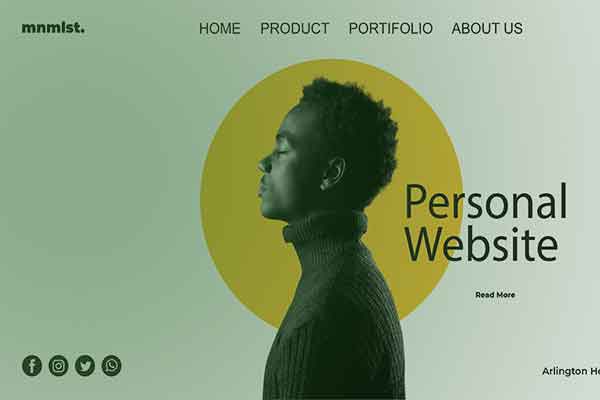 Persoanal website design